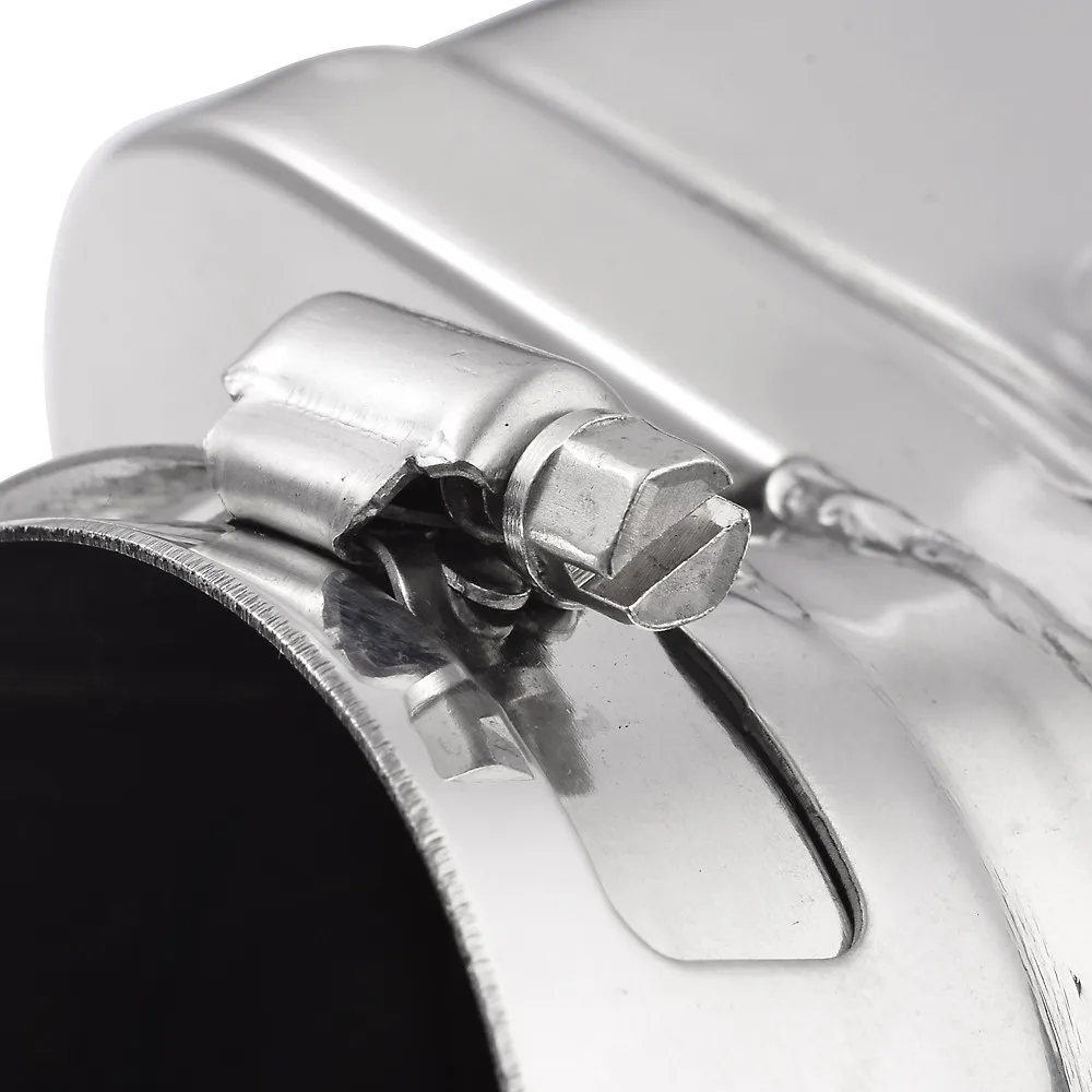 Y-Pipe Автомобильная выхлопная труба из нержавеющей стали двойной стоп-сигнал Глушитель наконечник трубы авто серебряный цвет внутренний диаметр 7 см Автомобильная труба