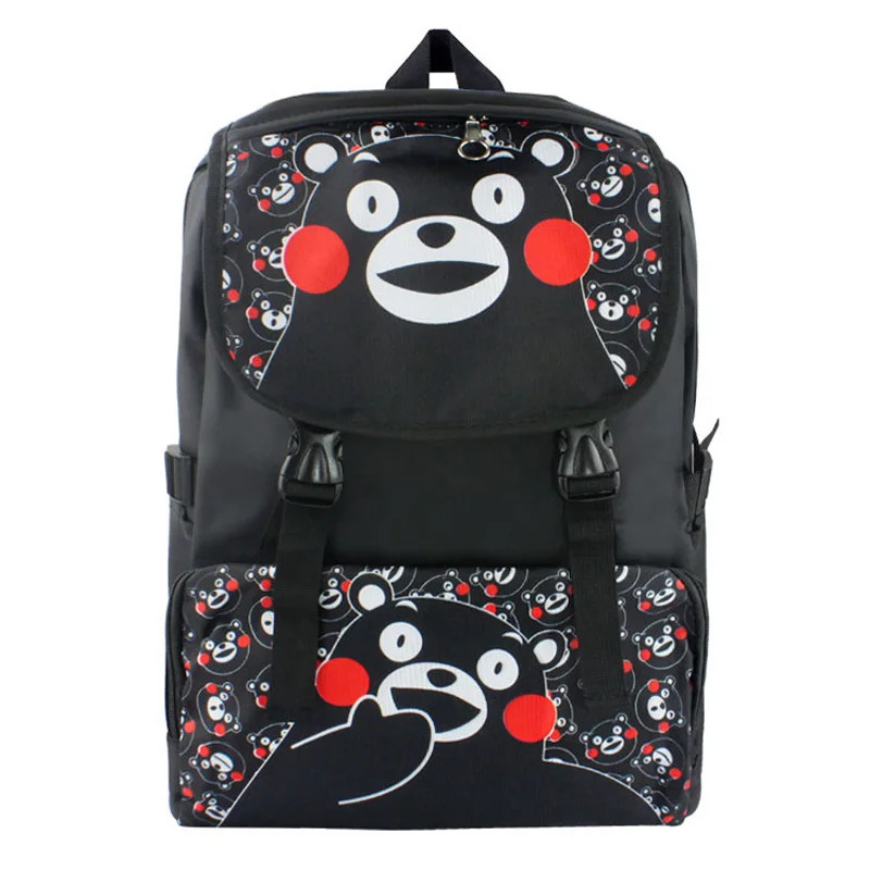 Японский талисман Kumamon нейлоновый водонепроницаемый рюкзак для ноутбука