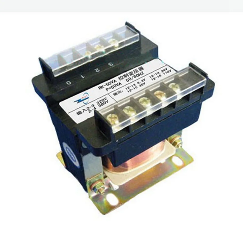 (1) выход AC 6 3 V 12V 24V 36V 110V 220V однофазный трансформатор управления 50VA|control