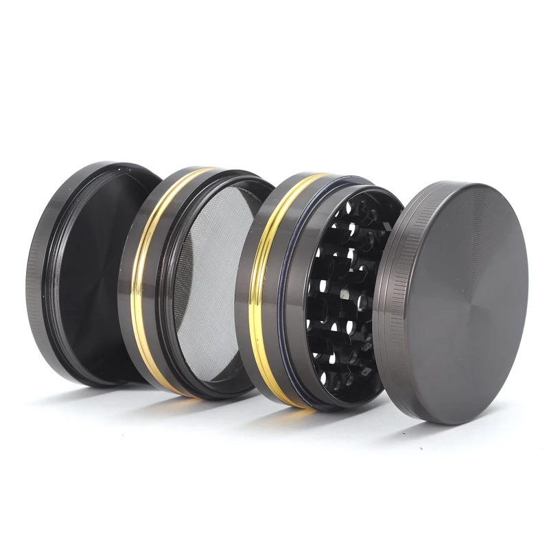 Мельница для специй из цинкового сплава измельчитель дыма 4 слоя диаметр 63 мм