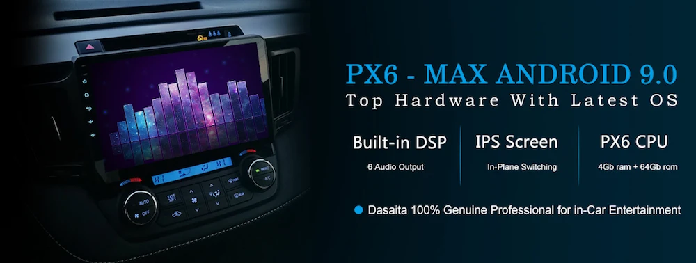 Android 9,0 Автомагнитола 2 Din gps Navi для Toyota Corolla Auris Fortuner Auris innova PX6 DSP ips 4 Гб+ 64 ГБ RDS wifi BT