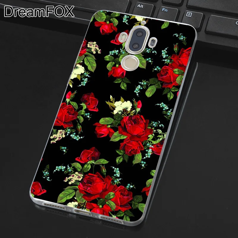 DREAMFOX M499 зеленые растения и цветы Мягкий силиконовый чехол из ТПУ для huawei mate Nova 2 9 10
