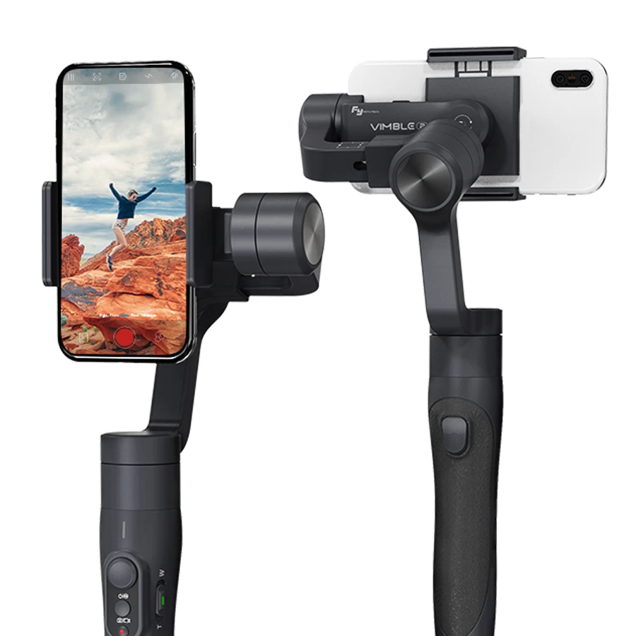 Feiyu Vimble 2 выдвижной ручной 3 осевой стабилизатор видео для iPhone Samsung Gopro Xiaomi yi 4k PK Smooth