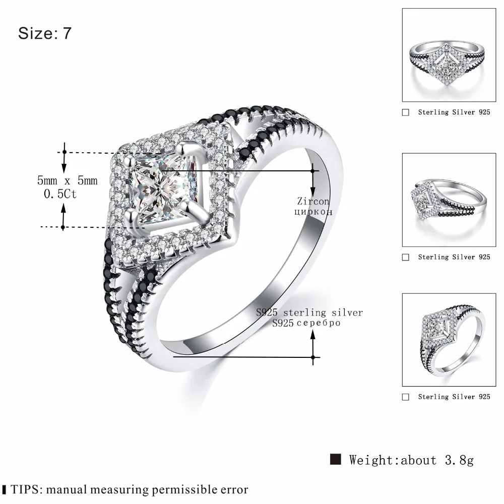 Женское кольцо из серебра 100% пробы с черно белым камнем|ring for|rings for womenring ring |
