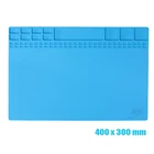 Теплоизоляционная Силиконовая накладка 40*30 см, паяльный коврик, платформа для обслуживания паяльной станции BGA