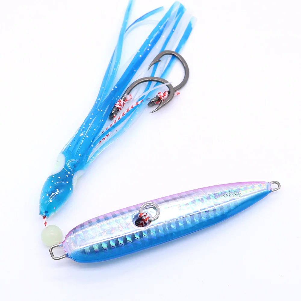 

CASTFUN 40g 60g 80g 100g 120g Inchiku Jig Squid Octopus Skirt Bottom Ship Fishing Lures Saltwater