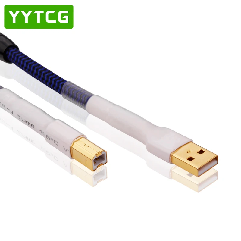 YYTCG Hifi USB кабель высокого качества тип А-тип в Hifi кабель для передачи данных для ЦАП