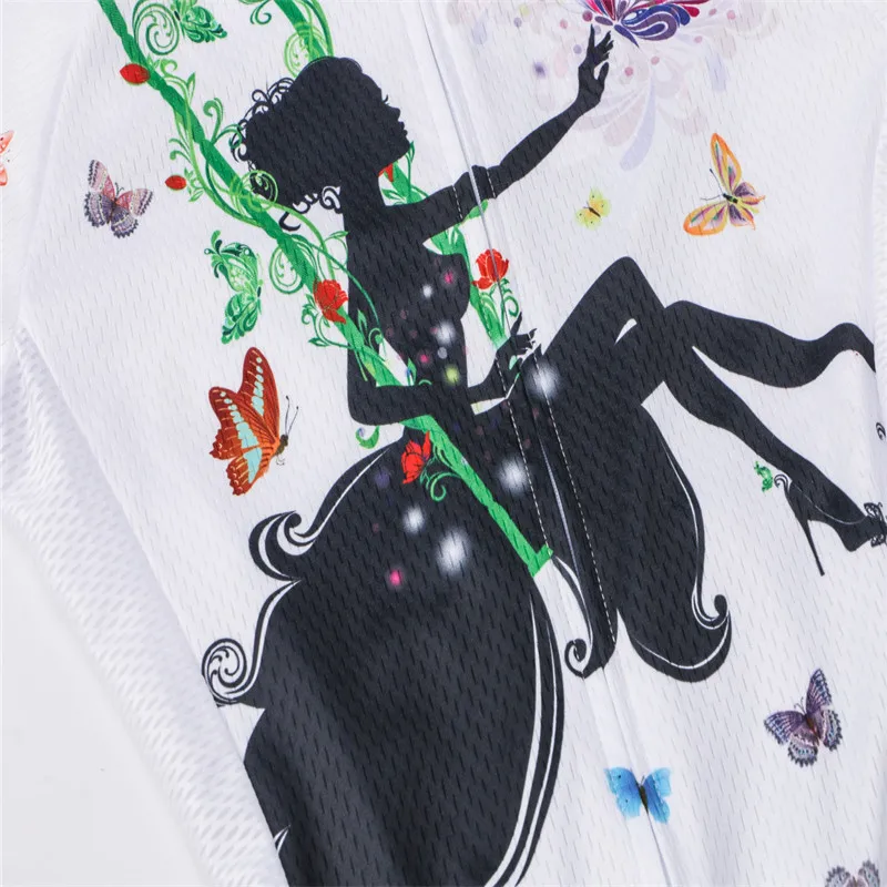 Beautiful Cycling Jersey Women Mountain Road Bike Shirt Summer Breathable MTB Bicycle Clothing Maillot Ciclismo | Спорт и