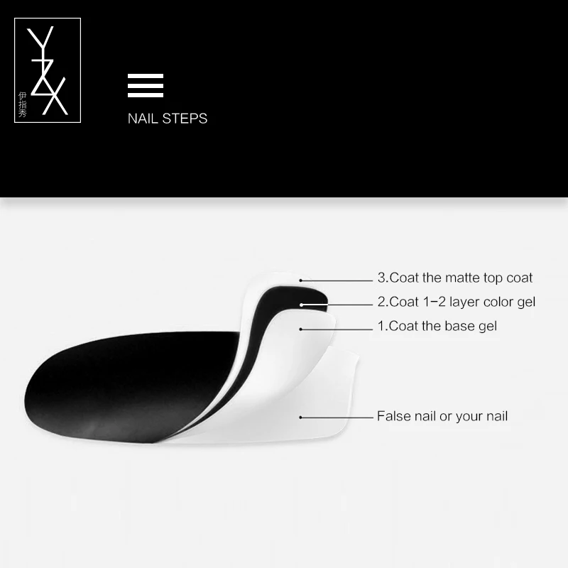 YZX 4 бутылки/набор 10 мл Дегидратор для ногтей Prep праймер гель+ отклеить УФ-Базовое покрытие+ Укрепляющий гель+ матовое верхнее покрытие лак маникюрный лак