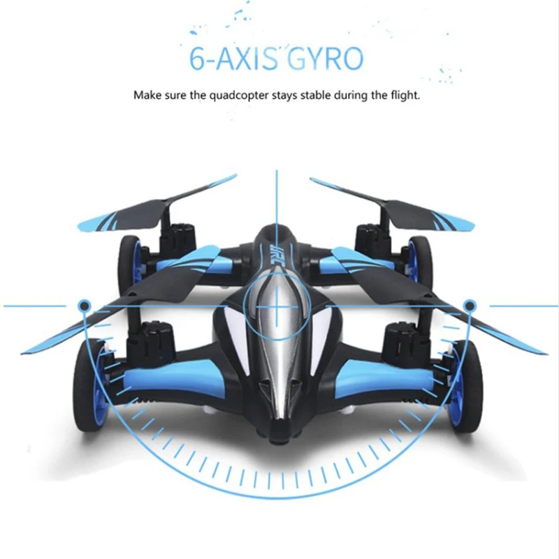 JJRC H23 RC беспилотный летающий автомобиль воздух земля Двойной Режим вертолет 2 4G