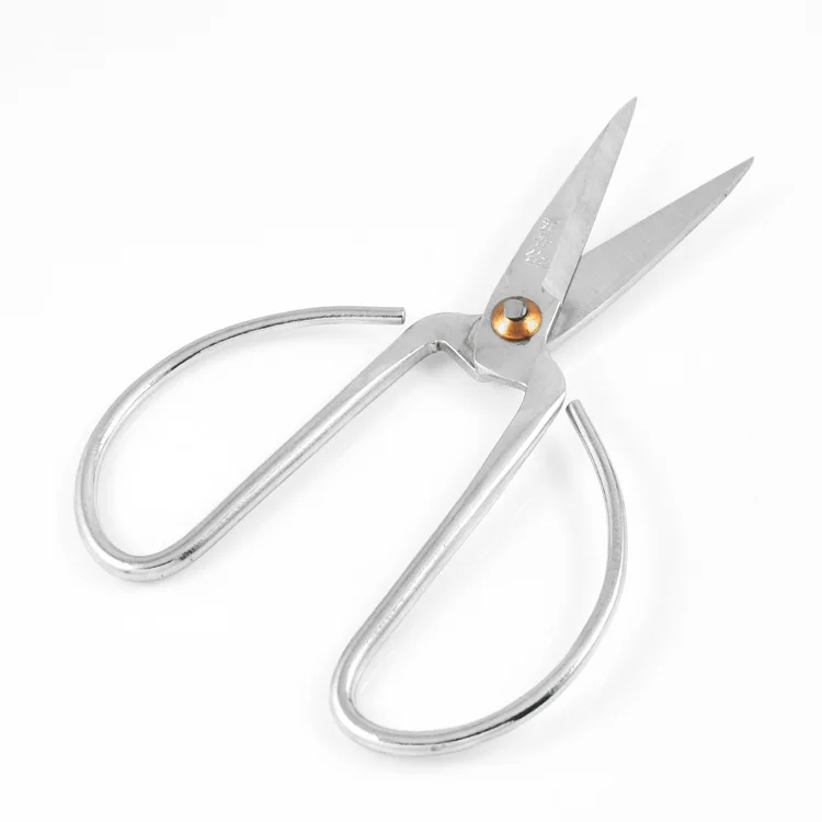 168 mm length chrome plated high quality carbon steel asian style household scissors bonsai trimming shear | Инструменты