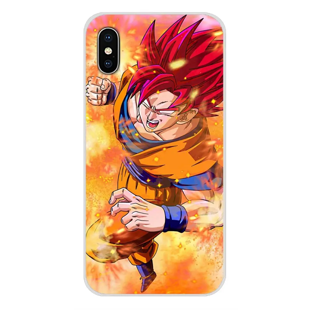 For LG G3 G4 Mini G5 G6 G7 Q6 Q7 Q8 Q9 V10 V20 V30 X Power 2 3 K10 K4 K8 2017 Soft Cover Bag DRAGON BALL Z Super Saiyan Son Goku | Мобильные