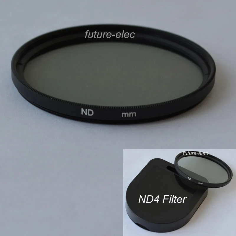 Фильтр ND4 49 мм 52 55 58 62 67 72 77 82 Fader ND полноцветный Серый фильтр для объективов Canon Nikon