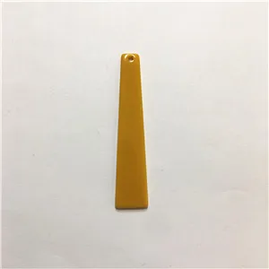 Mustard yellow Новое поступление! 55x12mm100шт/лот акриловые трапециевидные подвески для сережек/сережек аксессуары/детали для серег DIY - Цвет: Mustard yellow