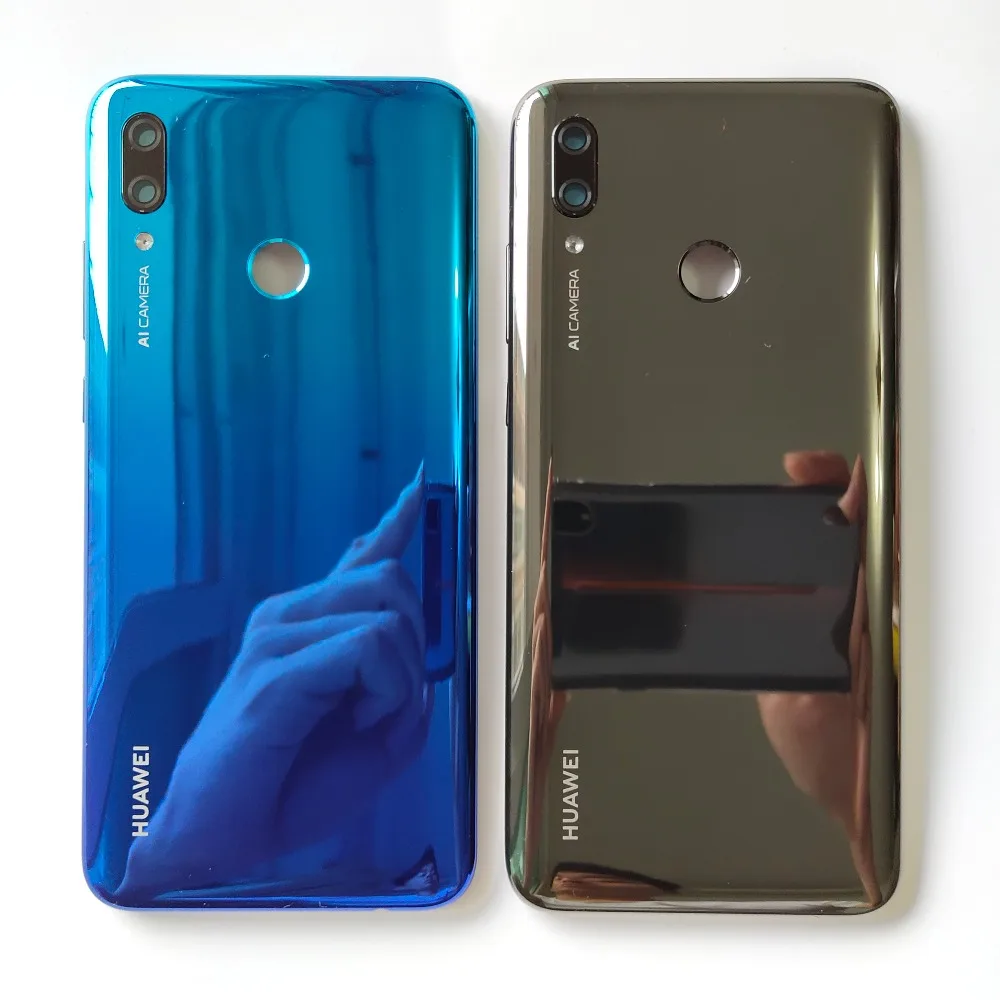 Для huawei P Smart POT-LX3 POT-L23 POT-L21 POT-LX2 задняя Батарея крышка дверца батарейного Корпус чехол сзади Стекло запчасти и инструменты