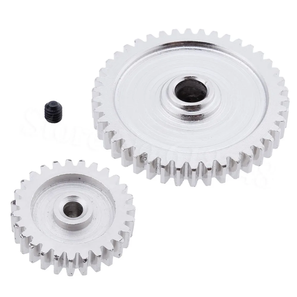 Металл Diff основная шестерня 42T редукция шпоры + 27T шестерни для 1/18 WLtoys |gear 42t|main