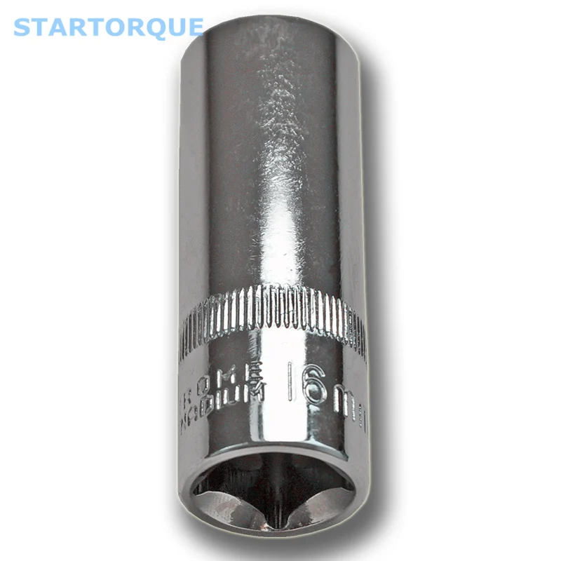 STARTORQUE 10PC 1/2 Inch Ratchet Wrench Kit Chrome Steel long Socket Spanner Extension Rod | Инструменты