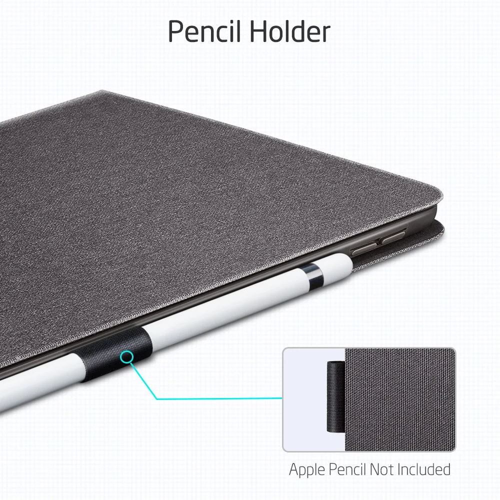 Чехол ESR для iPad Air 3 2019 с держателем карандашей смарт-чехол из ткани Оксфорд и