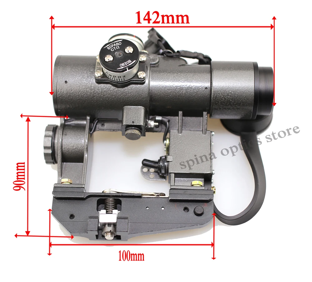 Оптика SPINA Recoil устойчивая Svd Red Dot Scope SVD 1x30 прицел