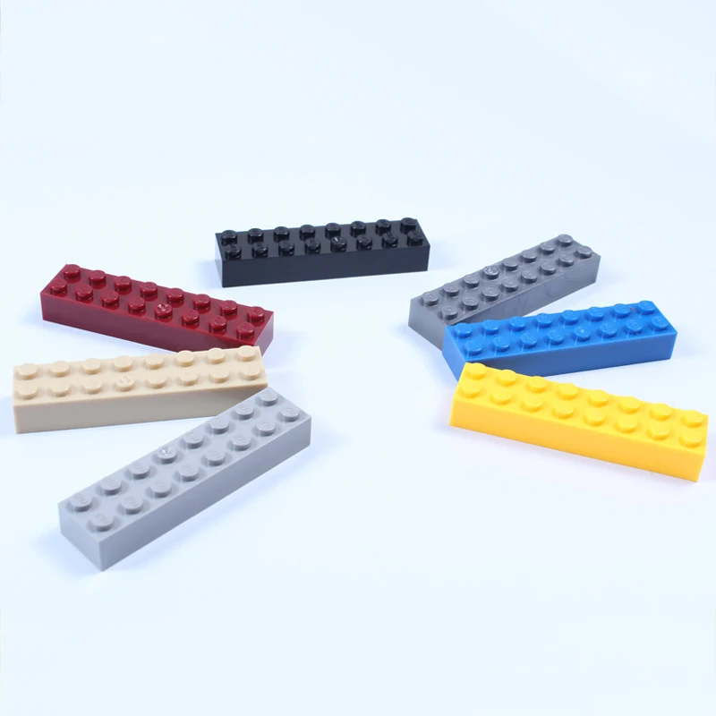Детские игрушки 2x8 Высокие кирпичи детские развивающие MOC строительные блоки для