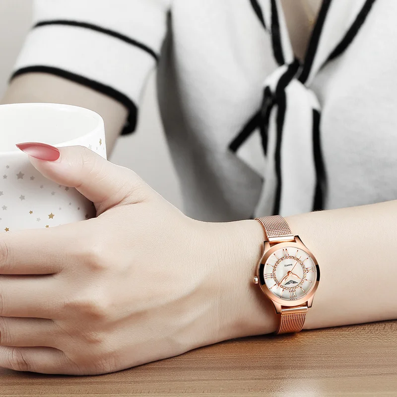 Женские кварцевые часы с сапфировым стеклом|Женские наручные часы| |