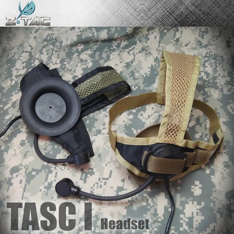 Гарнитура Z Tactical TAC Selex TASC1 с военным стандартным штекером Airsoft тактические