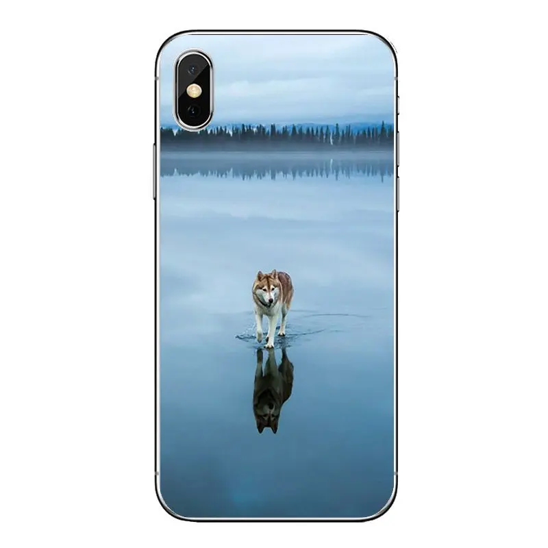 Чехол из ТПУ для Huawei Honor 8 8C 8X 9 10 7A 7C Mate 20 Lite Pro P Smart Plus Siberian Husky Dog puppies Art Poster Pattern -