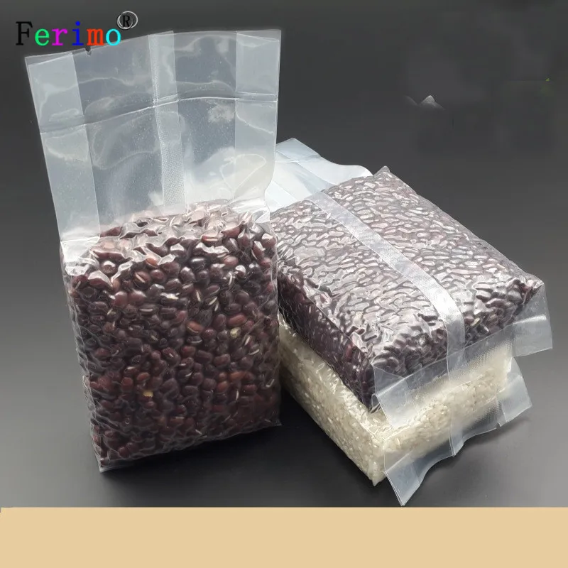 

100pcs 1 - 5 kg rice brick bags, rice frilled vacuum bags coarse cereal bag stereo quartet organ bags