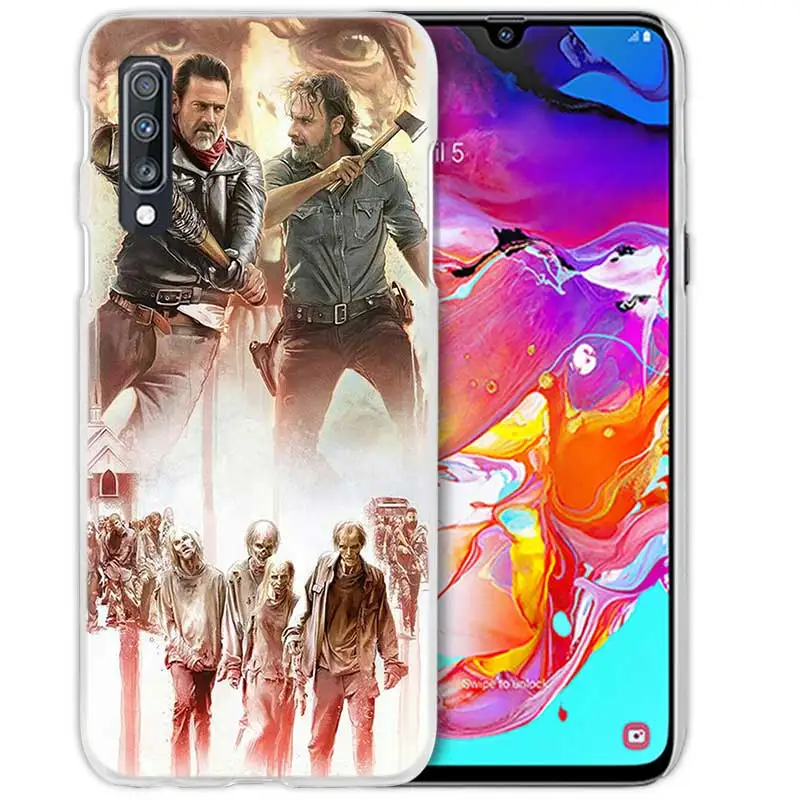 09 Чехол "Ходячие мертвецы" для samsung Galaxy A50 A70 A20e A40 A30 A20 A10 A8 A6 Plus A9 A7 Прозрачный жесткий чехол для телефона из поликарбоната - Цвет: 09