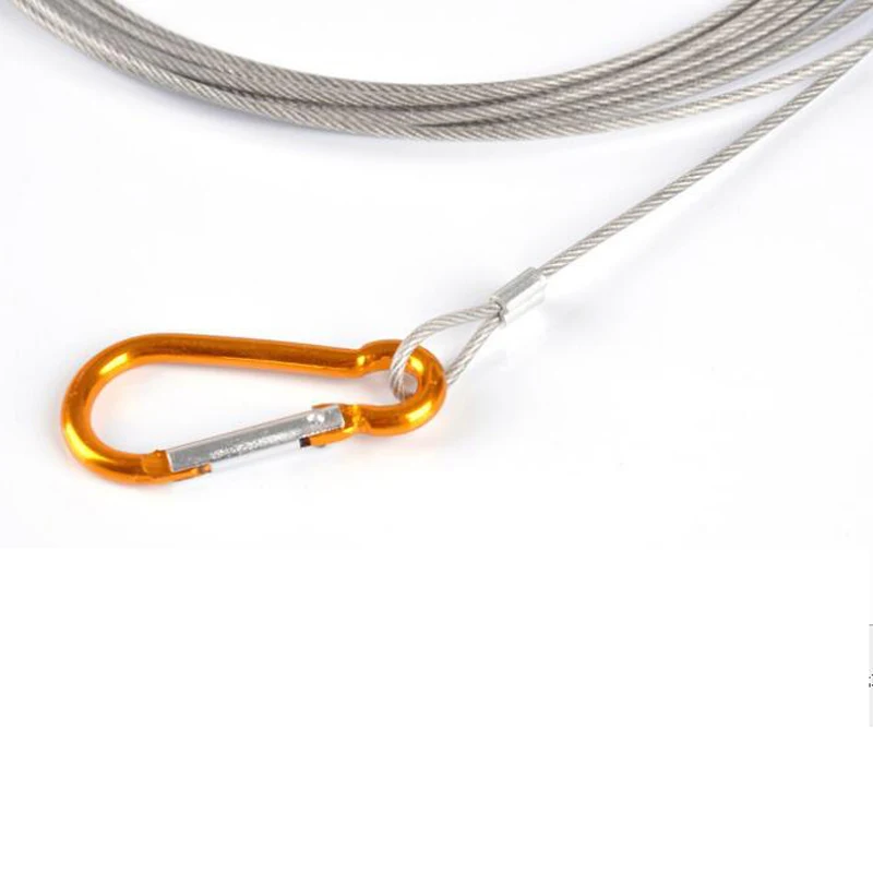 5 м рыболовный замок с пряжкой из нержавеющей стали для живой рыбы ремень