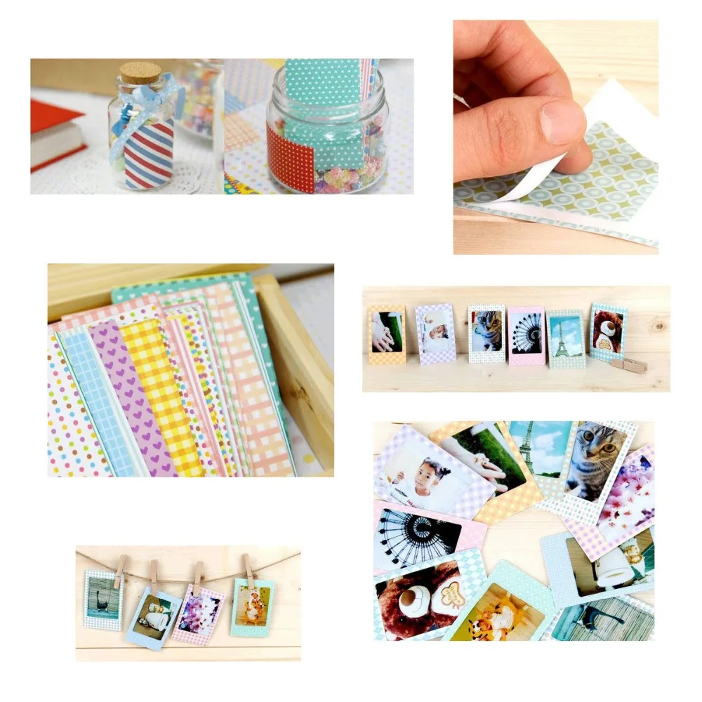 140x3 дюймовые пленки милые наклейки для фотографий Instax Mini LiPlay 11 9 8 25 7s 90 70 SP1/SP2