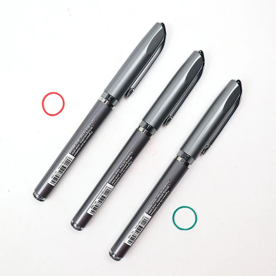 3Pcs Black 3 шт., новинка, качественные гелевые черные чернила для ручек, 0,7 мм, нейтральная ручка, очень хорошее письмо для студентов, гелевые чернила, ручка, школьные офисные принадлежности - Цвет: 3Pcs Black