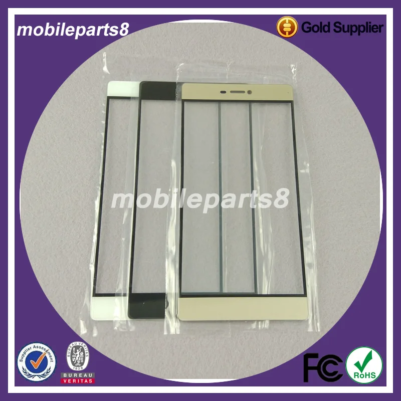 10 шт./лот бесплатная доставка внешнее стекло для экрана huawei P6 P7 P8 P9 переднее