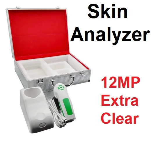 

2021 New Skin Analyzer 12 MP Mega-Pixel High Resolution Digital CCD USB Skin Camera Analysis Skinscope English Spanish Russian