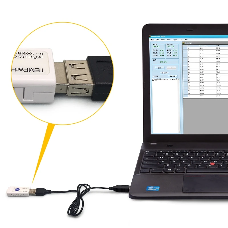 USB гигрометр для ПК термометр 40 ~ + 85C градусов Hid температурный пульт