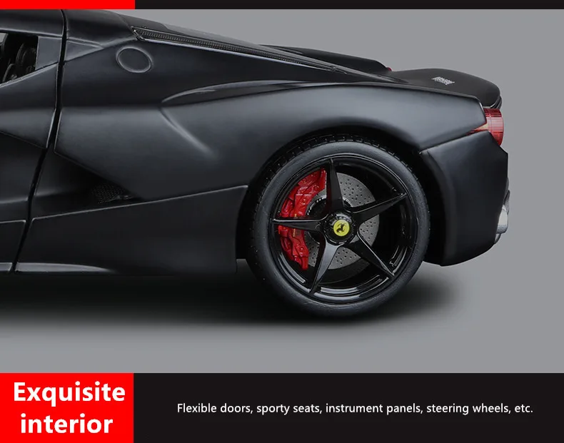 Bburago 1:18 Ferrari LAFERRARI черная модель автомобиля 1 18 имитация сплава оригинальная Rafa модель спортивного автомобиля супер модель автомобиля для бега подарок