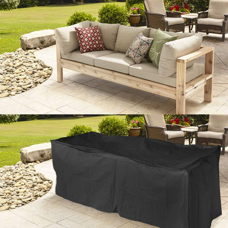 

Waterproof Furniture Rain Cover Outdoor Garden Table Chair Sofa Anti-Dust 210D Oxford Cloth Furniture Cover