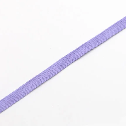 light purple Лента из саржевого хлопка 10 мм 20 мм тесьма для упаковки одежды заколки для волос аксессуары ручной работы DIY 50 бобины с лентами - Цвет: light purple