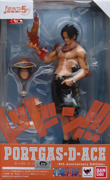 Японский аниме ONE PIECE 100% оригинал BANDAI тамаши нациями Figuarts Zero Figure - Portgas D. Ace (5-й