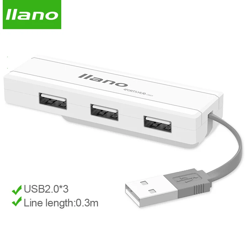 Llano usb хаб 3 0 внешний 4 портовый USB разветвитель для iMac аксессуары ноутбуков мульти