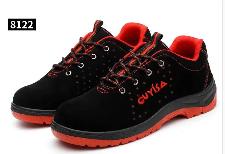 Steel Toe Safety Shoes Men Breathable Mesh Industrial &amp Construction Puncture Proof Work Protective Foot wear electrician | Обувь