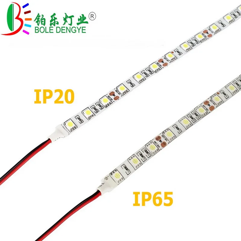 DC 12 В Белая теплая белая СВЕТОДИОДНАЯ лента SMD 2835 5050 5630 водонепроницаемый гибкий светодиодный светильник+ беспроводной светодиодный контроллер RF+ адаптер питания