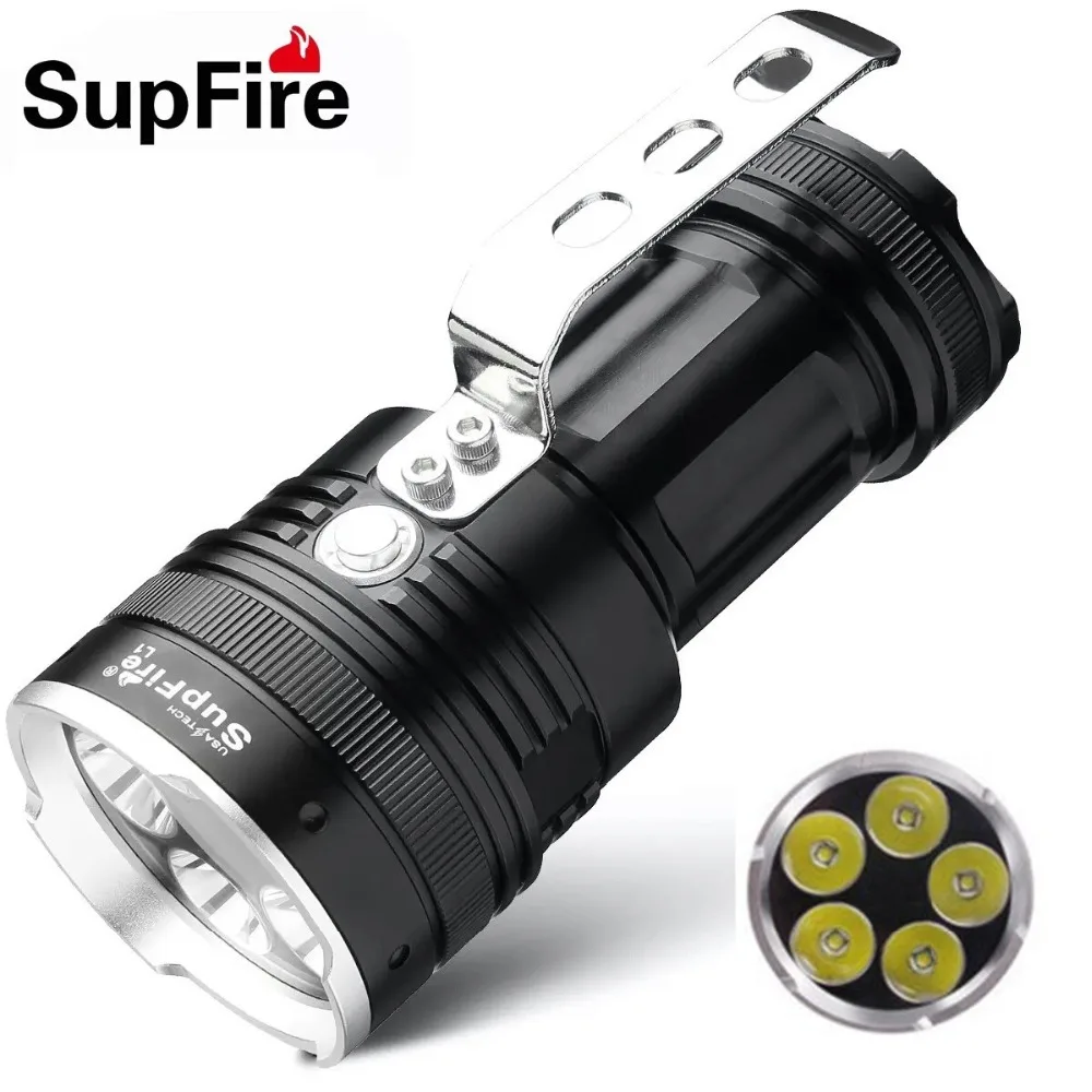 Supfire L1 3800 люменов CREE XML U2 светодиодный фонарик водонепроницаемый тактический