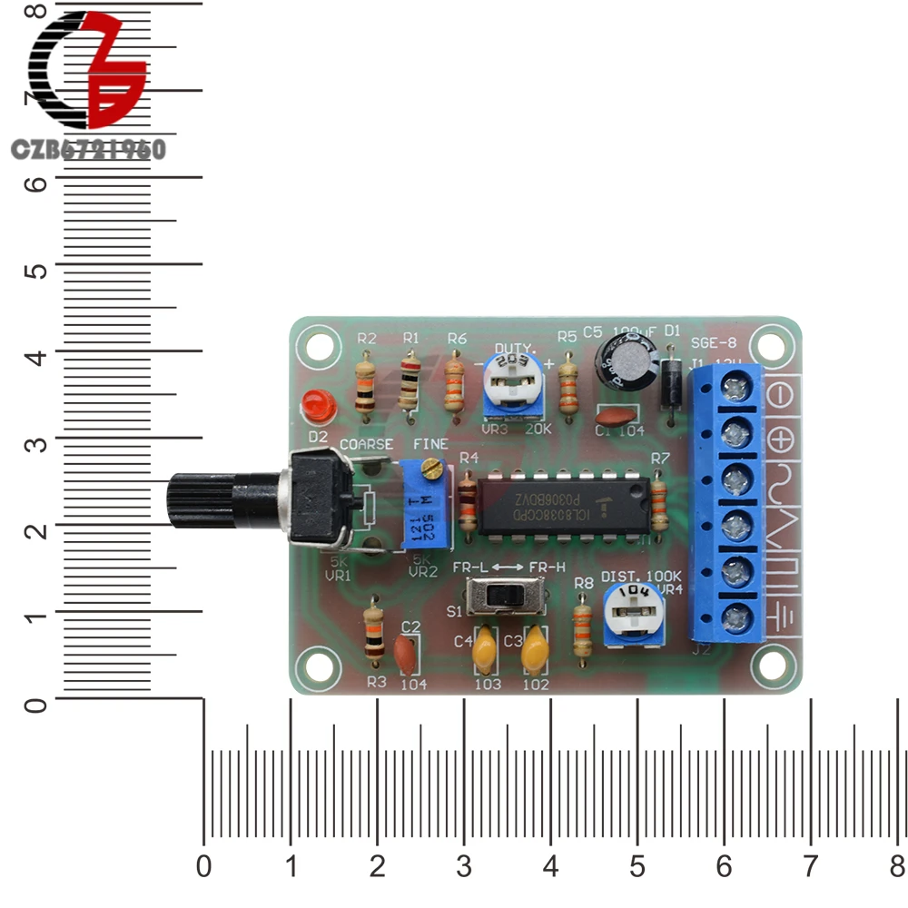 ICL8038 монолитный генератор сигналов модульный синусоидальный квадратный
