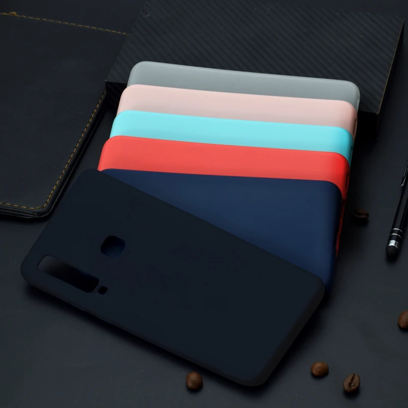 

Fashion Candy Macaron Solid Colors Soft TPU Smartphone Silicone Cover Shell Coque Funda Capa for Samsung Galaxy A9 2018 Case