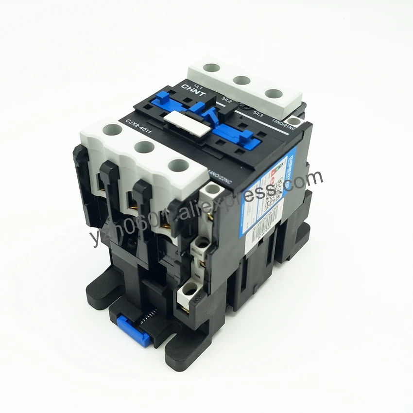 Оригинальные Chint CJX2-4011 контактор переменного тока 1NO + 1NC 40A напряжение катушки 380 В