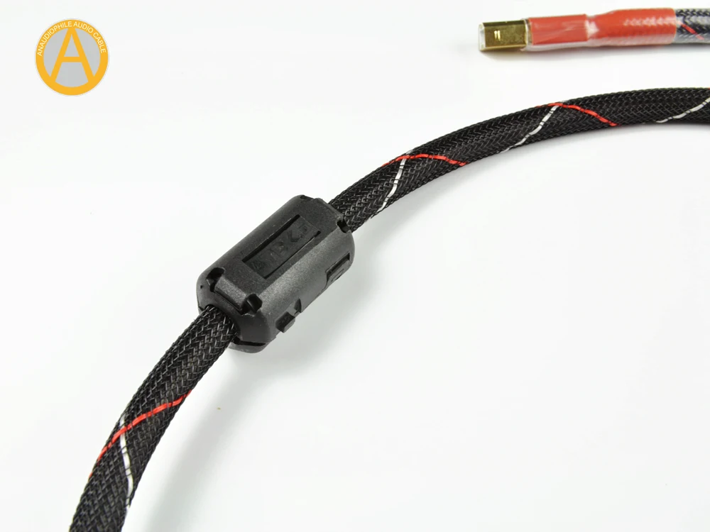 Премиум USB кабель UC05 Hi Fi аудио видео типа A на B 4N OFC Сделано в США DAC для ПК