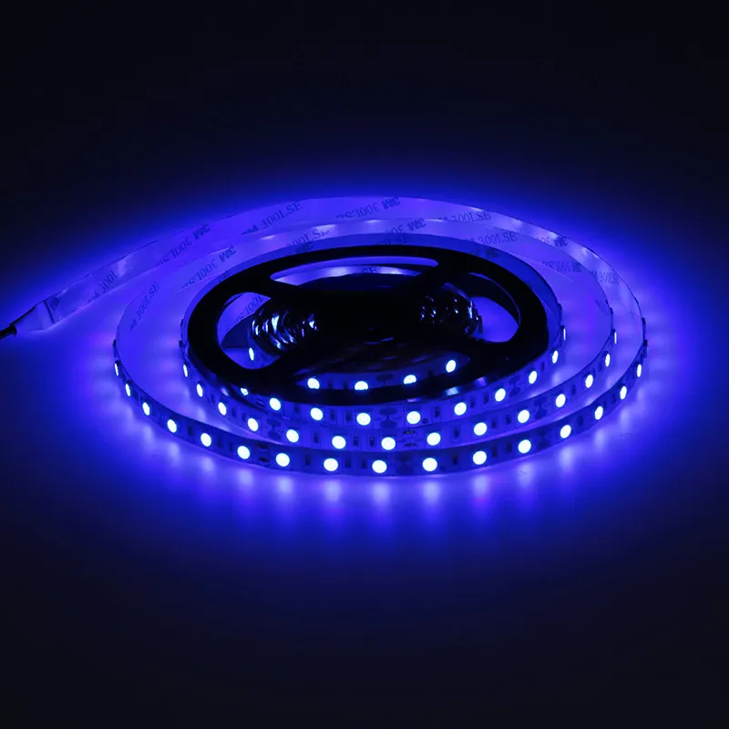 Синий DC 12V 5M Светодиодные ленты 5050 SMD 60 Светодиодный s/M гибкая Nonwaterproof светодиодный Диодная лента высокое качество SMD светодиодный лента для украшения дома - Испускаемый цвет: Синий