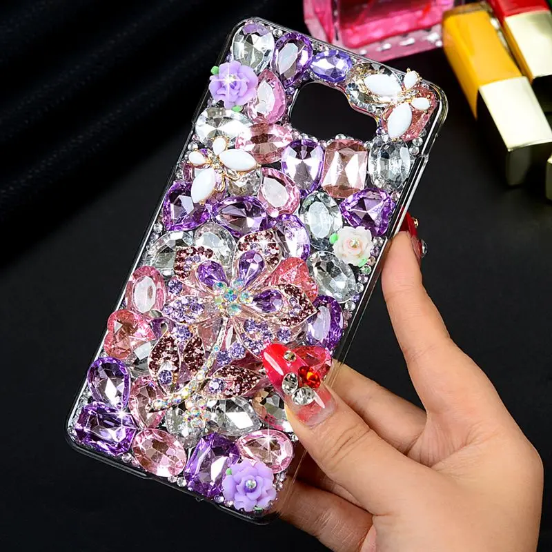 Nextmall для Galaxy A5 3D со стразами Bling С кристалалми и защитный В виде ракушки чехол Samsung