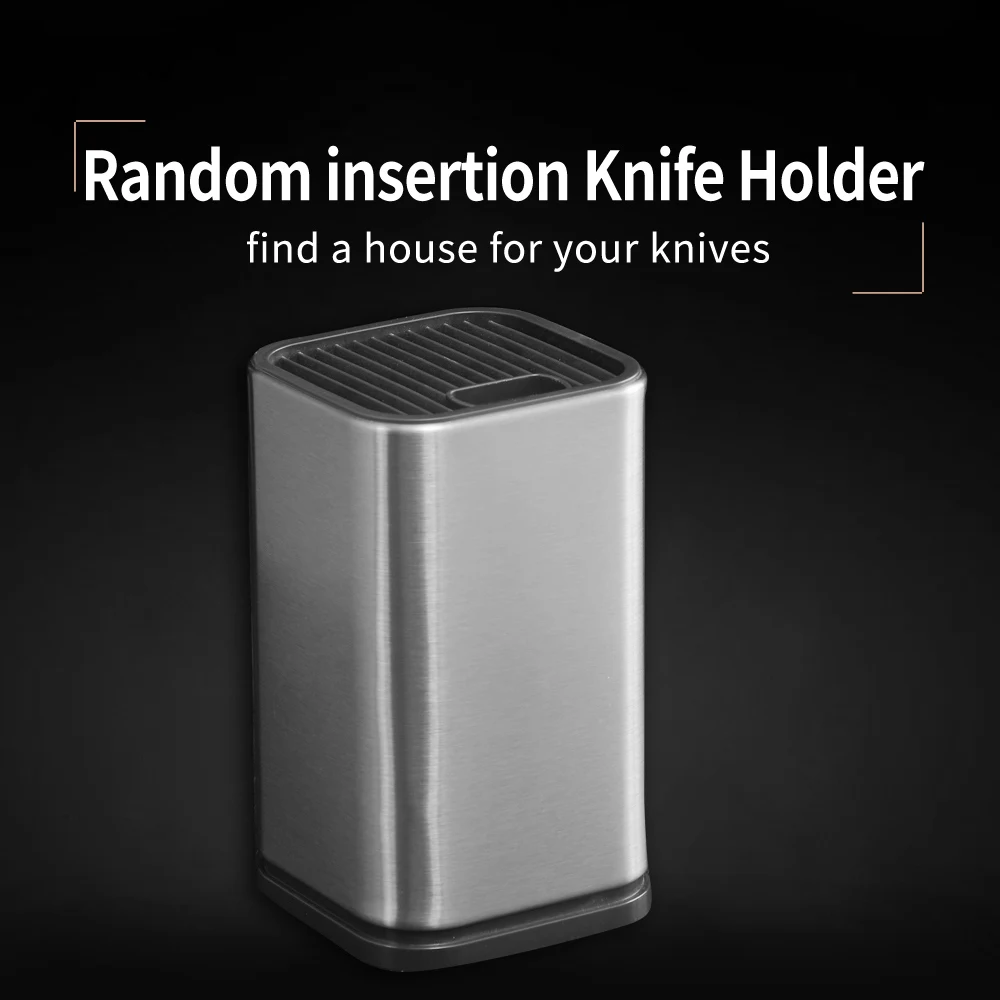 6 inch holder XYJ наборы кухонных ножей и держатель Kinfe и точилка японское острое лезвие 7cr17 ножи из нержавеющей стали набор из 8 предметов инструменты для приготовления пищи - Цвет: 6 inch holder